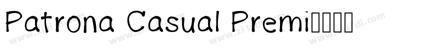Patrona Casual Premi字体转换